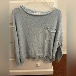She + Sky Speckled Knit Sweater